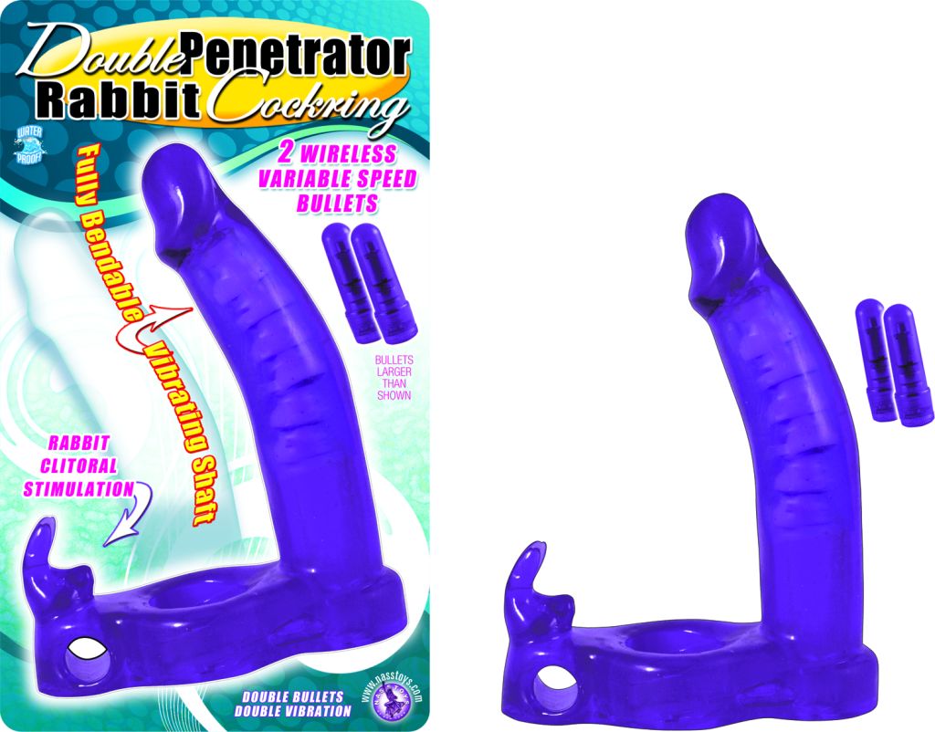 Double Penetrator Rabbit Cockring