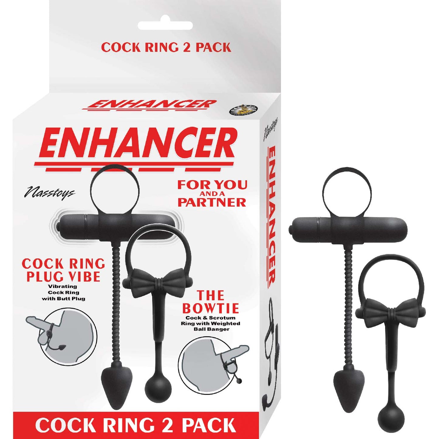 Enhancer Cockring 2pk Black