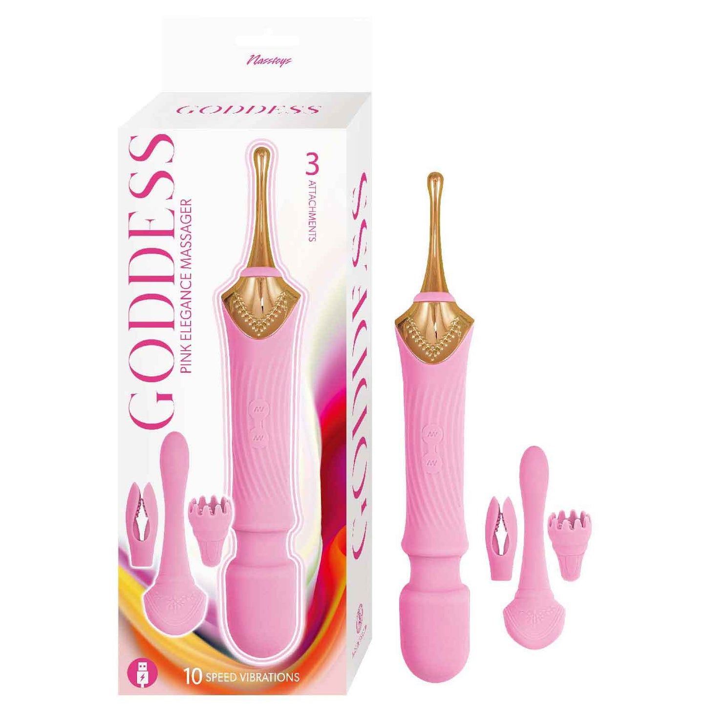 Goddess Pink Elegance Massager Pink