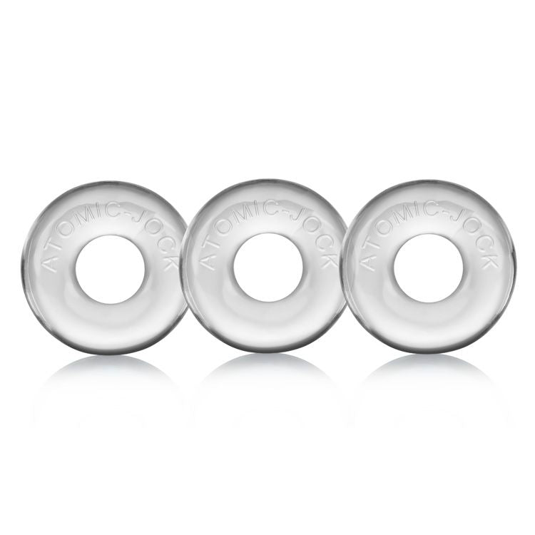 Ringer 3 Pk Cockring Clear