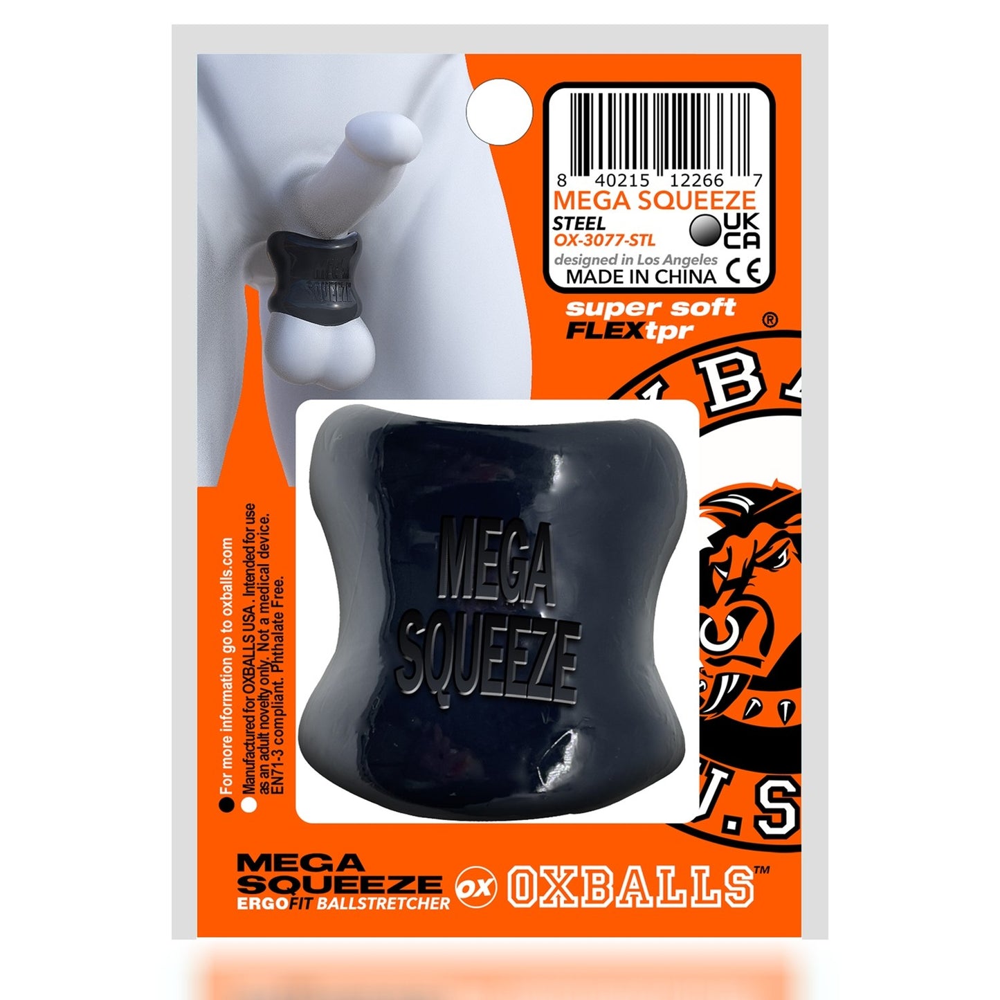 Mega Squeeze Ballstretcher Black