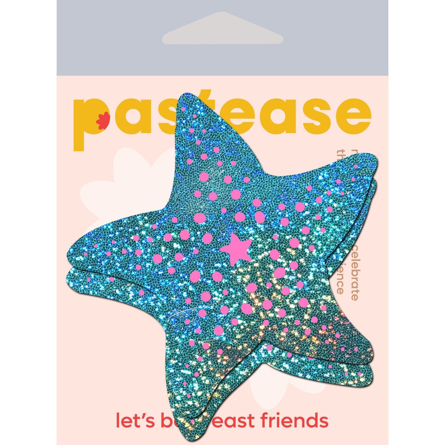 Pastease Twinkling Aqua & Pink Starfish