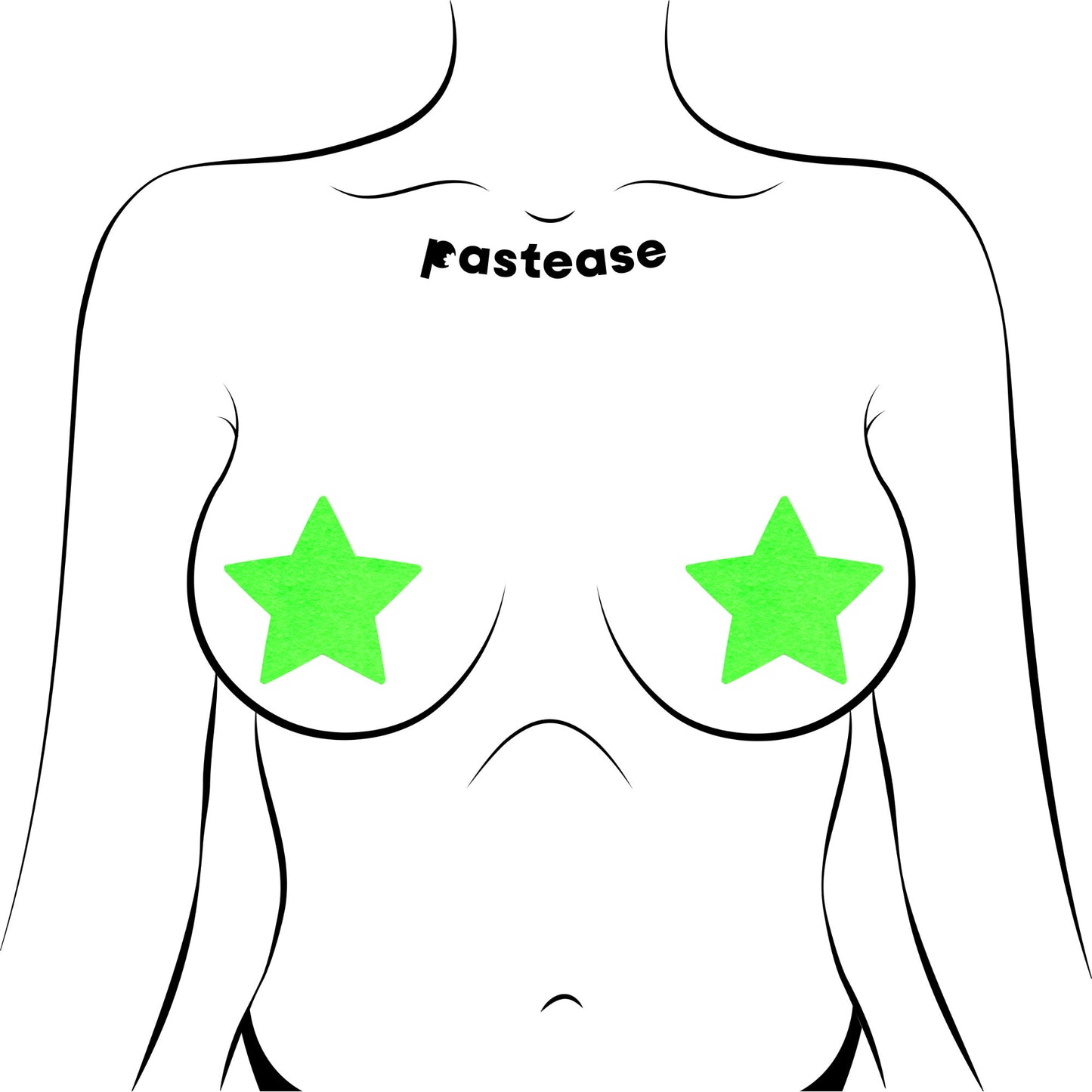 Pastease Glow In The Dark Stars Pasties