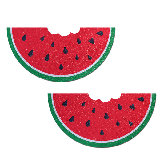 Pastease Watermelon W/ Bite Glitter Velvet