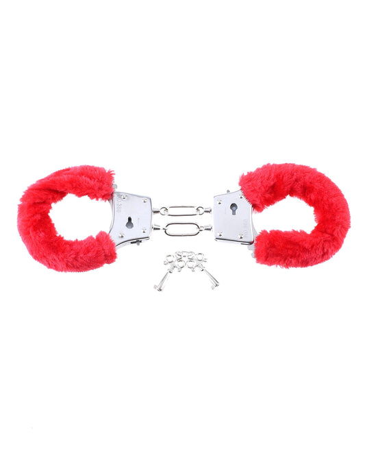 Fetish Fantasy Beginners Furry Cuffs Red