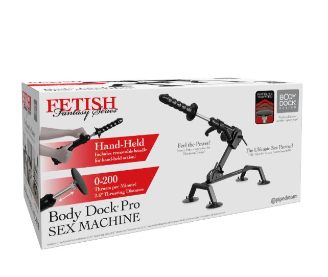 Fetish Fantasy Body Dock Pro Sex Machine - Black