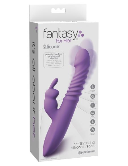 Fantasy For Her Her Thrusting Silicone Rabbit