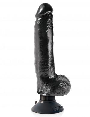 King Cock 9 In Cock W/balls Vibrating