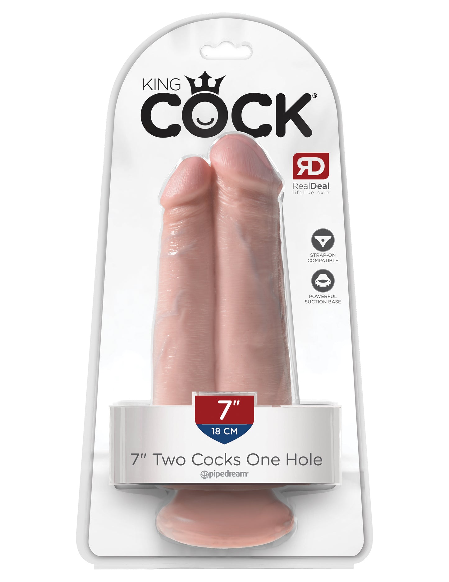 King Cock 7 Two Cocks One Hole "