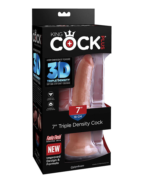 King Cock Plus 7 In Triple Density Cock