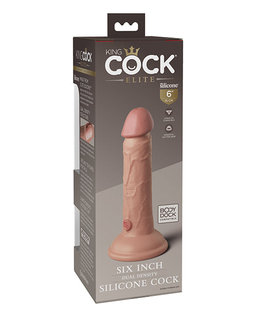 King Cock Elite 6 In Dual Density