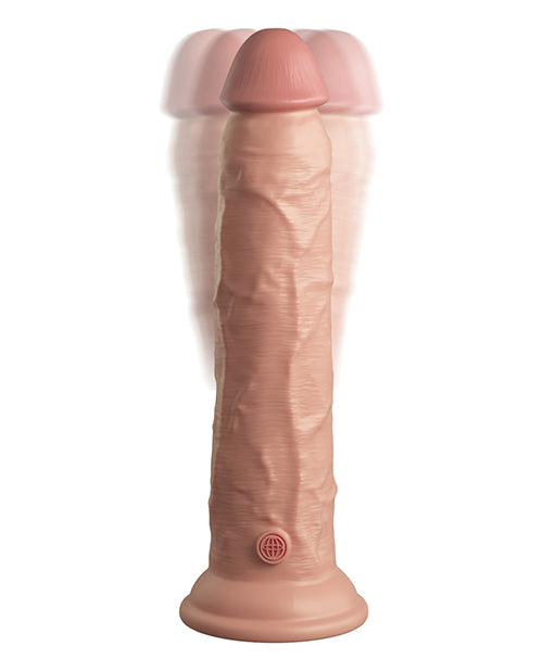 King Cock Elite 9 In Vibrating Dual Density