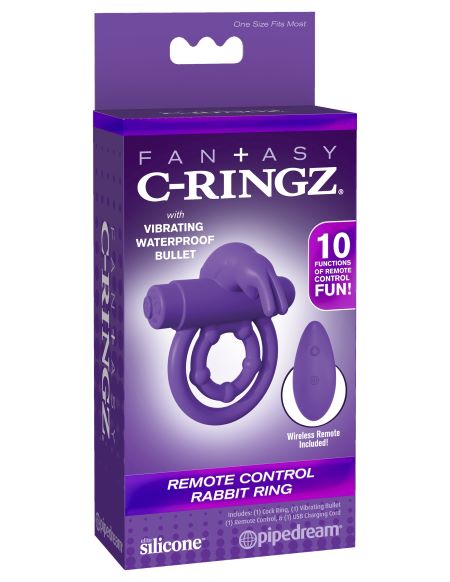 Fantasy C-ringz Remote Rabbit Ring