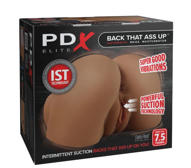 Pdx Elite Back That Ass Up Automatic Mega Masturbator Brown