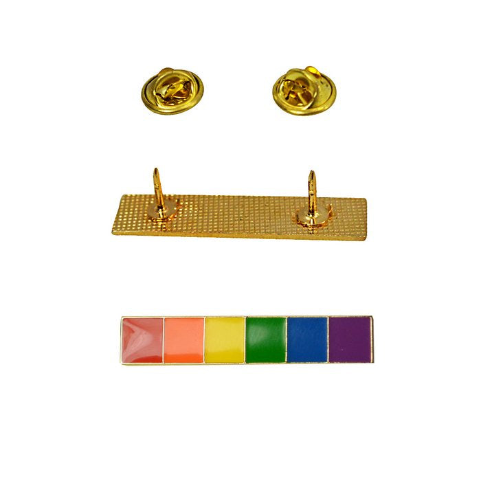 Lapel Pin Rainbow Bar