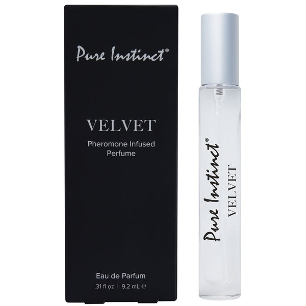 Pure Instinct Pheromone Infused Perfume Oil Eau De Parfum Velvet .31 Fl Oz/9.2ml