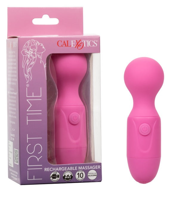 First Time Massager Pink Rechargeable