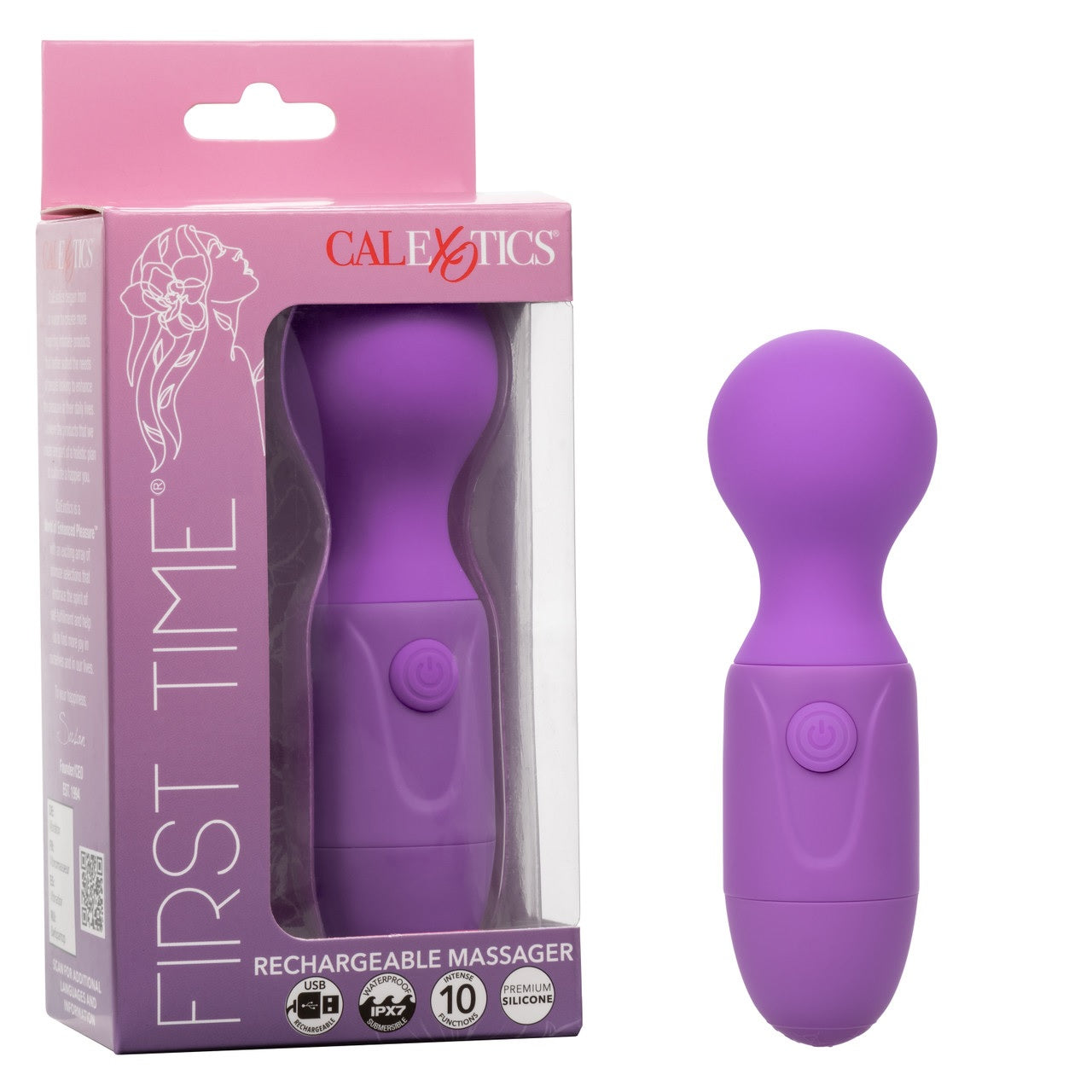 First Time Massager Purple Rechargeable