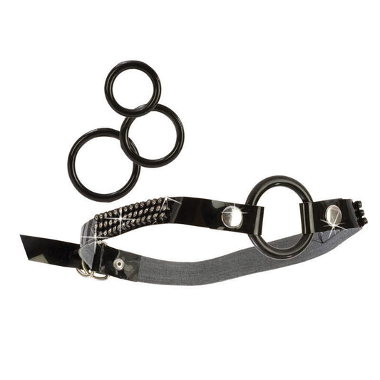 Bound By Diamonds Open Ring Gag