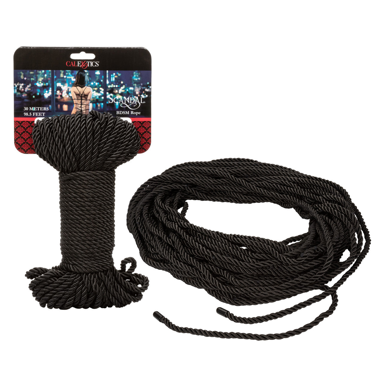 Scandal Bdsm Rope 30m/98.5 Ft Black