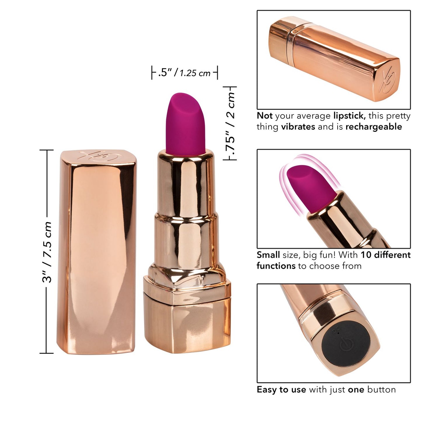 Hide & Play Rechargeable Lipstick