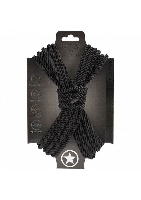 Ouch! Bondage Rope 10 Meters Black