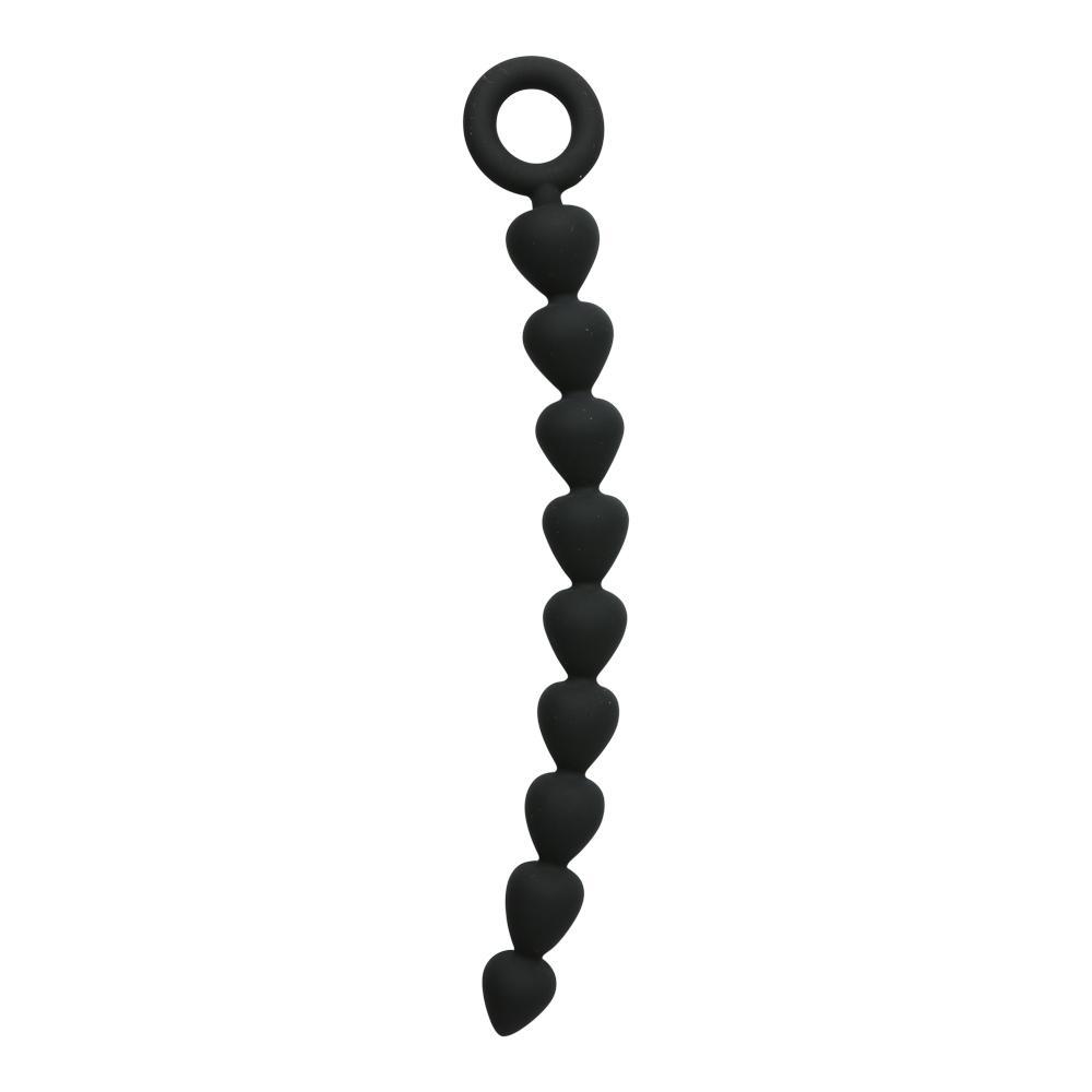 Sex & Mischief Black Silicone Anal Beads