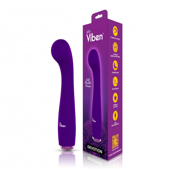 Viben Devotion Violet Intense G-spot Vibe