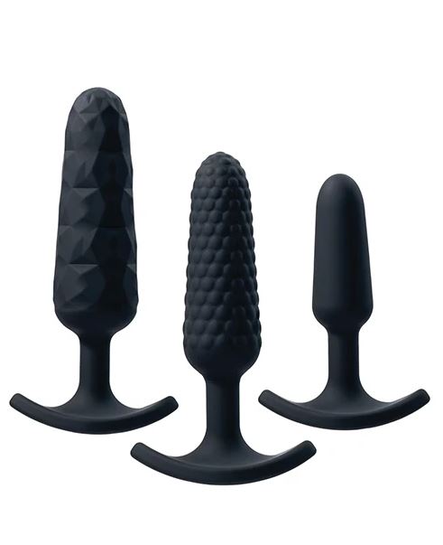 Trio Anal Plug Set Black