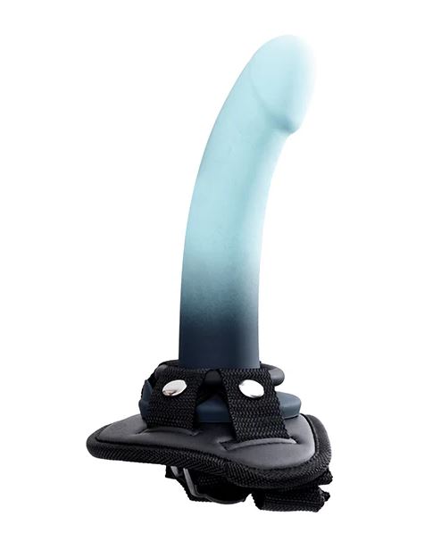 Duo Silicone Dildo (non Vibrating) With Harness