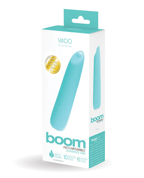 Vedo Boom Rechargeable Warming Vibe Tease Me Turquoise