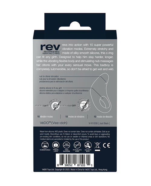 Vedo Rev Rechargeable C-ring Vibrating