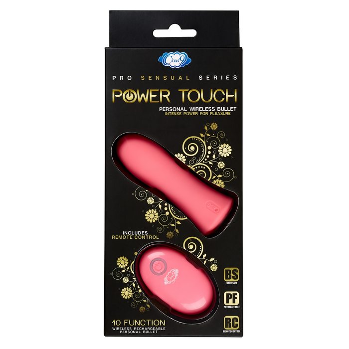 Pro Sensual Power Touch Bullet W/ Remote Control