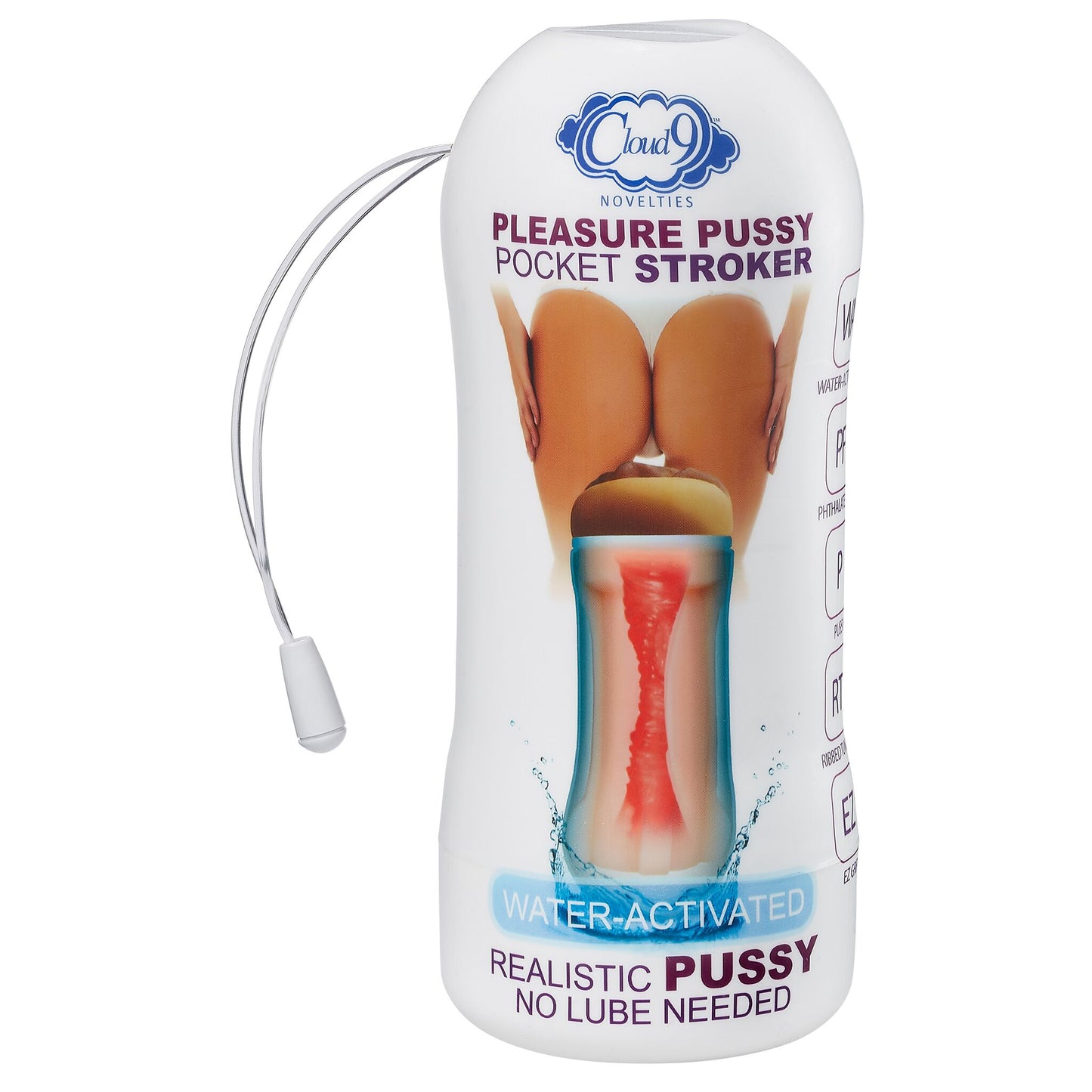 Cloud 9 Pleasure Pussy Pocket Stroker Water Activated