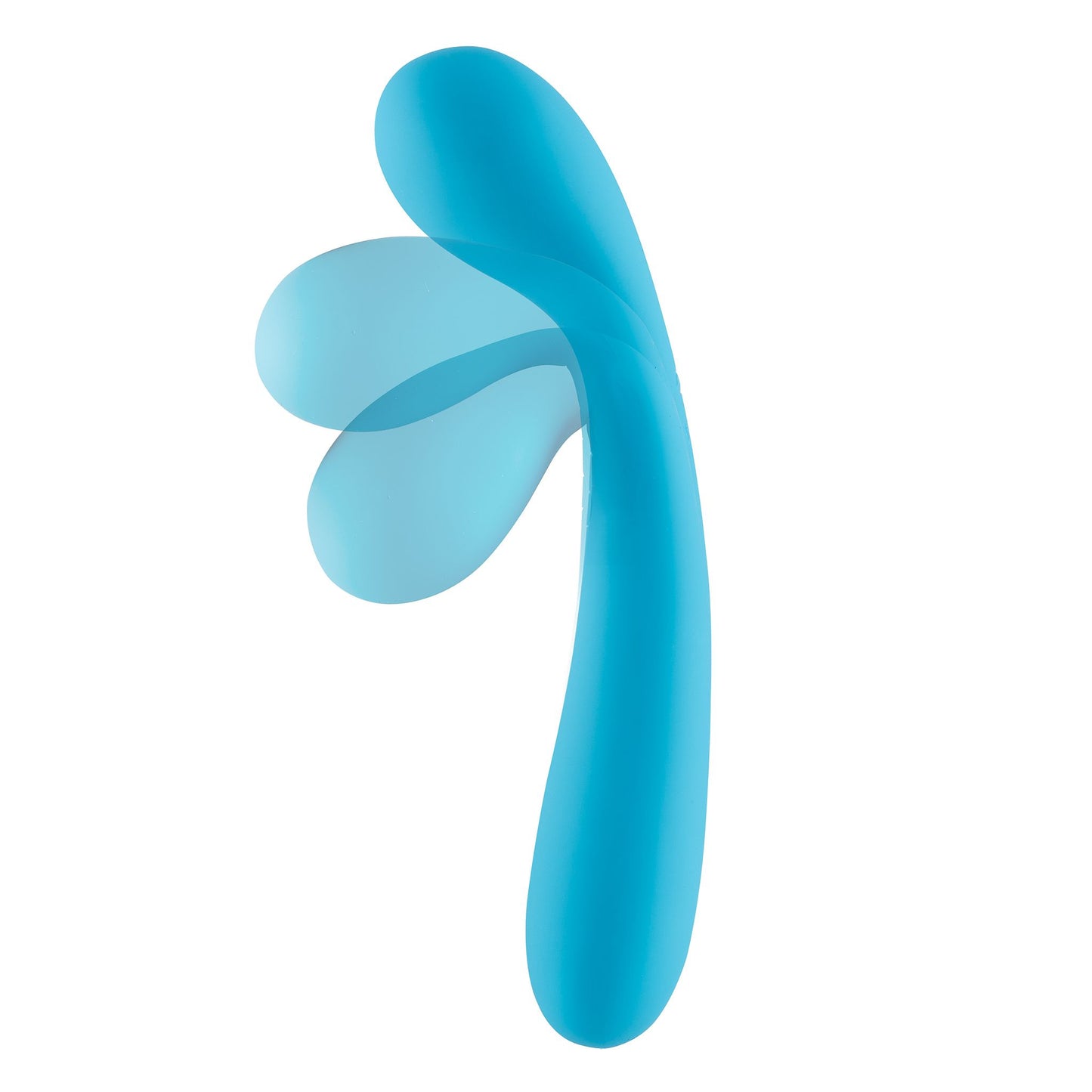 Cloud 9 Health & Wellness Rechargeable G-spot Slim 7in Dual Motors Aqua Blue