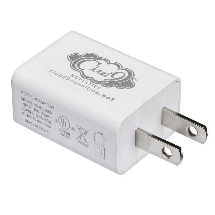 (d) Cloud 9 Usb 1 Port Adapter Charger For Vibrators