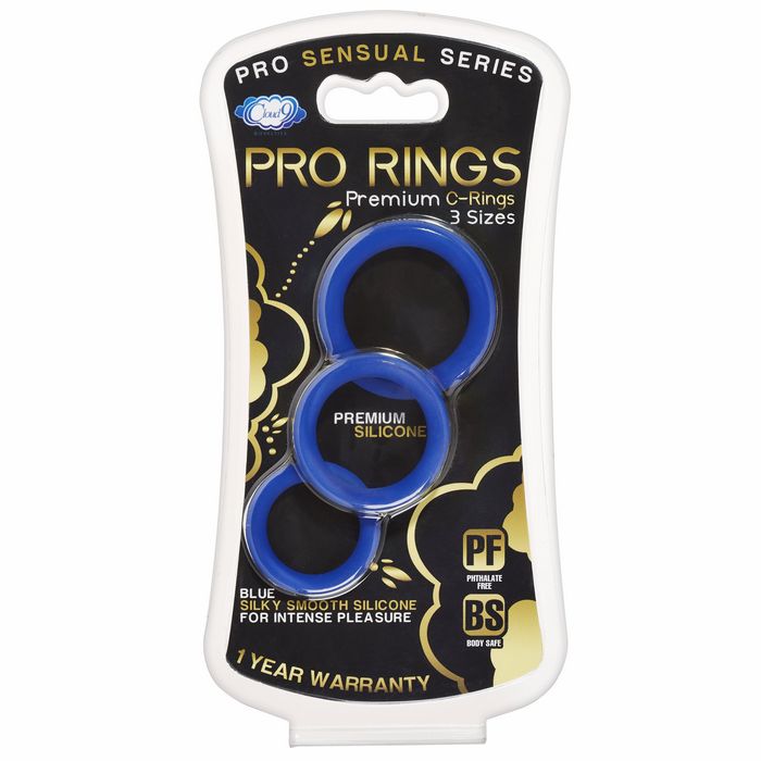 Cloud 9 Pro Sensual Silicone Cock Ring 3 Pack