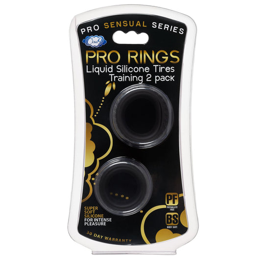 Cloud 9 Pro Rings Liquid Silicone Tires 2 Pack Black