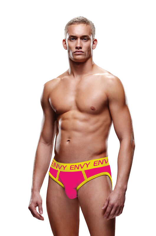 Envy Solid Jock Pink/yellow