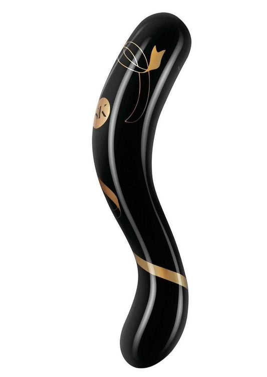 Secret Kisses Double Ended Dildo Black & Gold