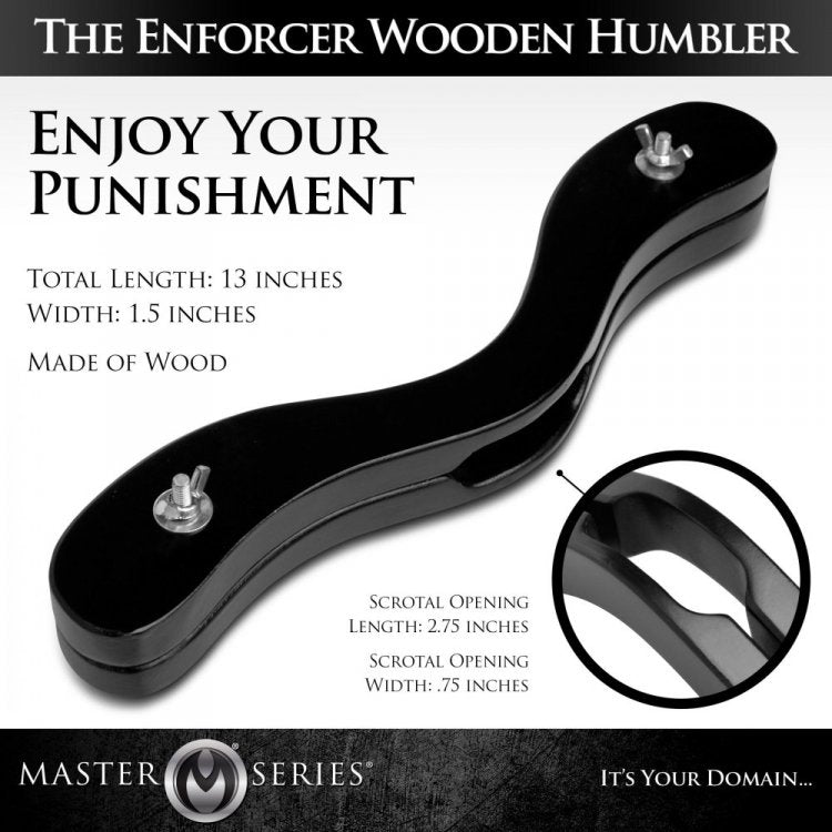 Master Series The Enforcer Black Wooden Humbler