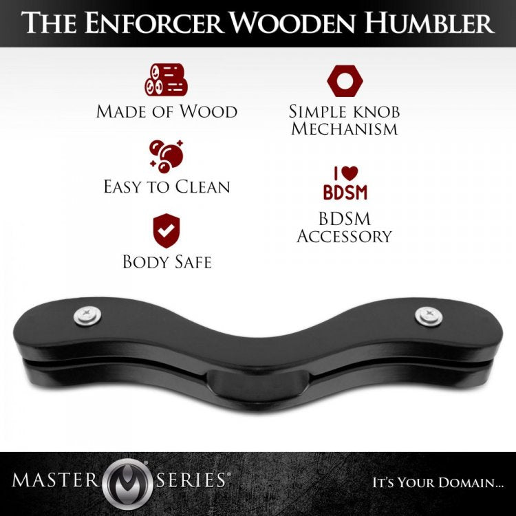 Master Series The Enforcer Black Wooden Humbler