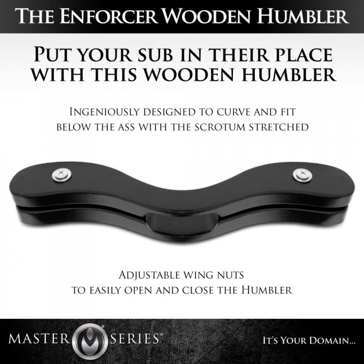 Master Series The Enforcer Black Wooden Humbler