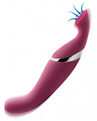 Inmi Shegasm Intense 2 In 1 Clitoral Stimulator & G Spot Vibe