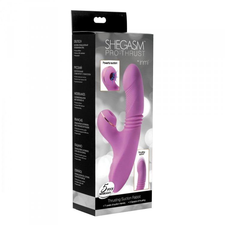 Inmi Shegasm Pro-thrust Thrusting Suction Rabbit