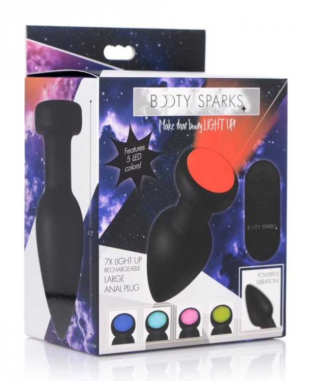 Booty Sparks Silicone Led Plug Vibrating