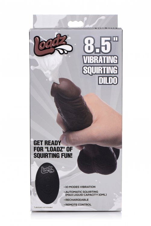 Loadz 8.5in Vibrating Dildo Squirting