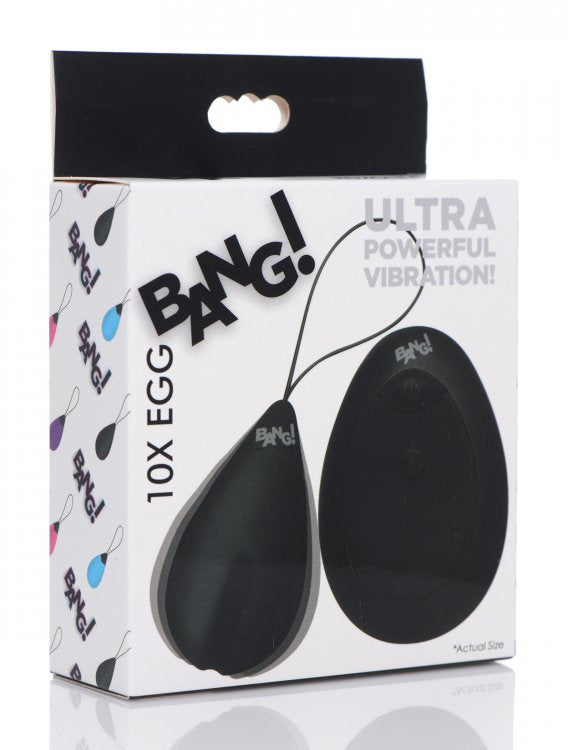 Bang! 10x Vibrating Silicone Egg W/ Remote