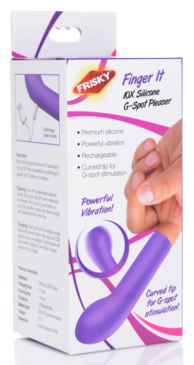 Frisky Finger It 10x Silicone G-spot Pleaser