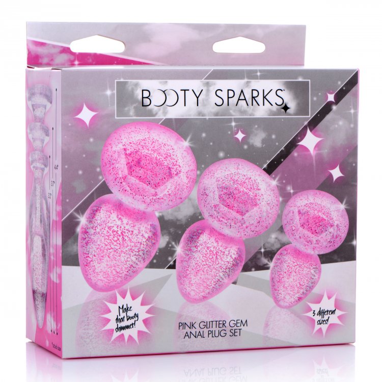 Booty Sparks Glitter Gem Anal Plug Set